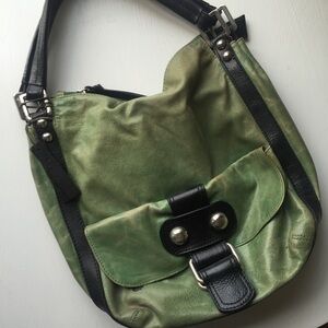 🌵Green Leather Hobo Bag​